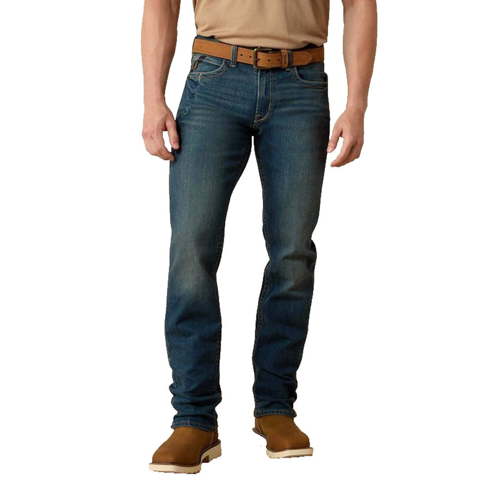 NEW Ariat Men's Rebar M5 DuraStretch Sraight Fit Leg Jeans 35 X34 IronSide